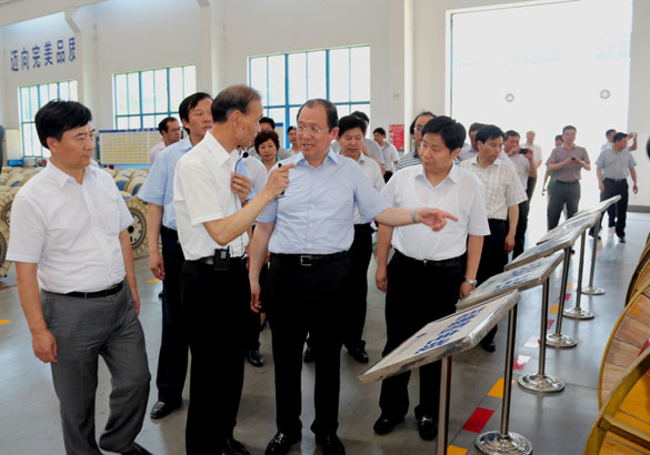 大丰市党政代表团来澳门免费原料参观考察